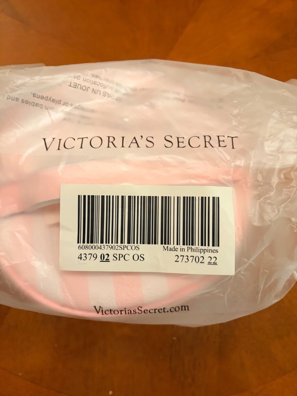 🎀 Victoria's Secret Makeup Heritage Striped Pink Travel Cosmetic Cases NWT